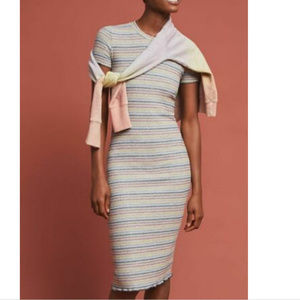 NEW Sundry Anthropologie Midi Tee Dress, 1/S